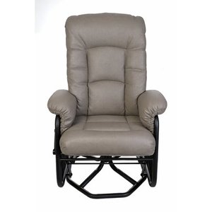 Fauteuil sur billes inclinable berçant et pivotant en tissu de Pel
