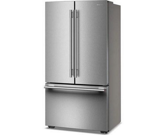 Réfrigérateur trois portes avec porte à deux battants à profondeur de comptoir de 36 po, 24,8 Pi cu. avec distributeur d'eau interne KitchenAid - KRFC336SPS