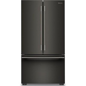 Réfrigérateur trois portes avec porte à deux battants à profondeur de comptoir de 36 po, 24,8 Pi cu. avec distributeur d'eau interne KitchenAid - KRFC336SBE