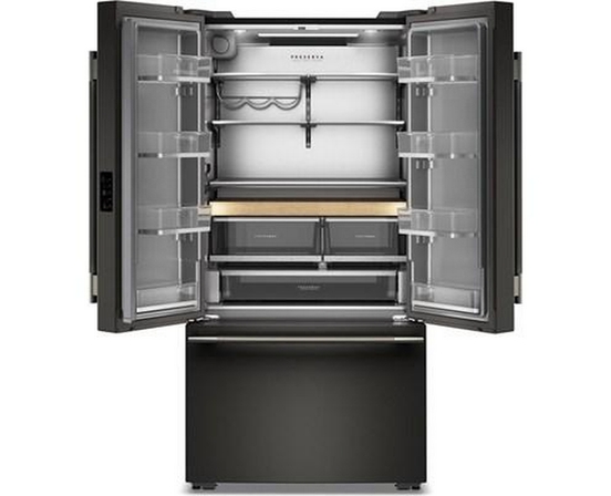 Réfrigérateur trois portes avec porte à deux battants à profondeur de comptoir de 36 po, 24,8 Pi cu. avec distributeur d'eau interne KitchenAid - KRFC336SBE