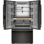 Réfrigérateur trois portes avec porte à deux battants à profondeur de comptoir de 36 po, 24,8 Pi cu. avec distributeur d'eau interne KitchenAid - KRFC336SBE