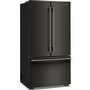 Réfrigérateur trois portes avec porte à deux battants à profondeur de comptoir de 36 po, 24,8 Pi cu. avec distributeur d'eau interne KitchenAid - KRFC336SBE