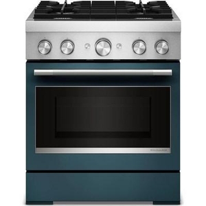 Cuisinière autoportante bi-énergie de style commercial de 30 po KitchenAid - KFDS930SAG