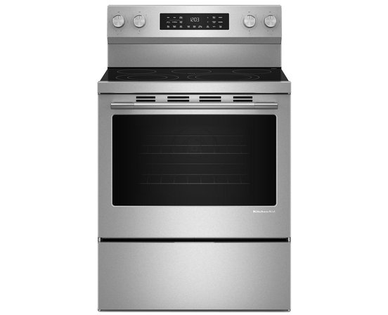 Cuisinière autoportante électrique de 30 po avec technologie convection KitchenAid - YKFES330TPS