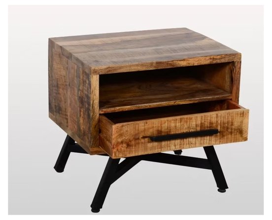 Table de chevet en bois
