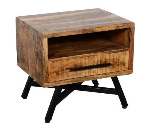 Table de chevet en bois