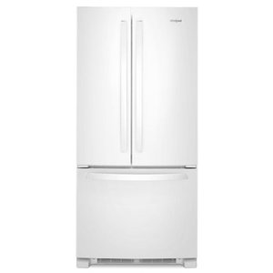 Réfrigérateur trois portes avec porte à deux battants amovible de 33 po, 22,1 pi³. avec machine à glaçons Whirlpool - WRFF5333PW