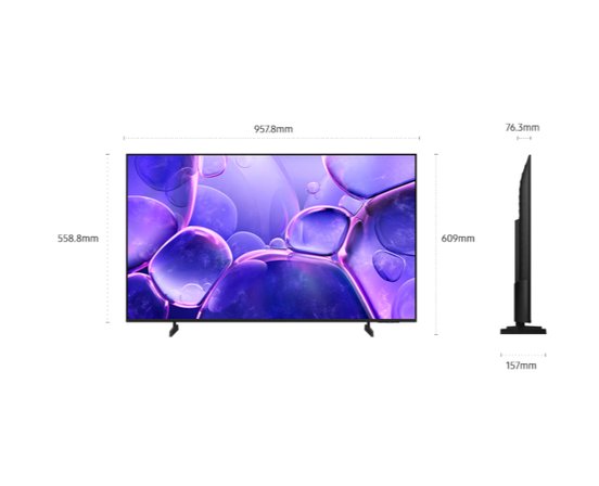 Samsung Téléviseur intelligent Crystal UHD 4K de 43 pouces