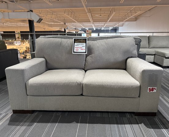 Causeuse en tissu