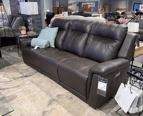 Sofa et fauteuil inclinables en cuir combo
