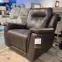 Sofa et fauteuil inclinables en cuir combo