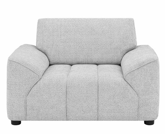 Fauteuil une place et demi en tissu stationnaire de Deco-Style