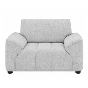 Fauteuil une place et demi en tissu stationnaire de Deco-Style