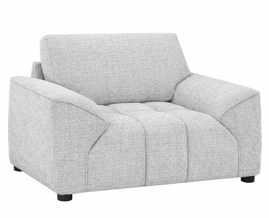 Fauteuil une place et demi en tissu stationnaire de Deco-Style