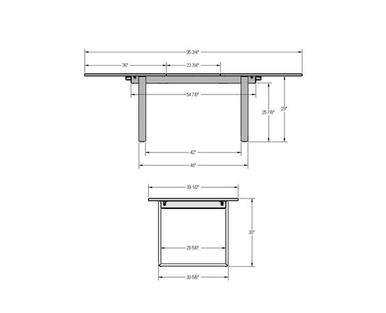 Table de cuisine Burton de Amisco