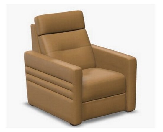 Ensemble Fauteuil et causeuse inclinable avec console en cuir de Palliser***LIQUIDATION***