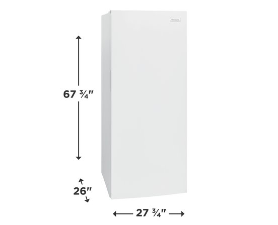 Congélateur vertical de 16 pi³. Frigidaire - FFUE1626AW