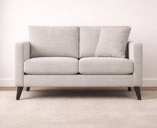 Causeuse personnalisable en tissu de Trend-Line
