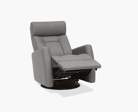 Fauteuil inclinable motorisé, berçant et pivotant