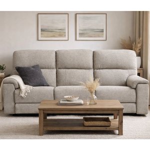 Sofa Maria inclinable manuel en tissu de Elran
