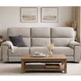 Sofa Maria inclinable manuel en tissu de Elran