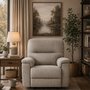 Fauteuil système au mur inclinable en tissu Maria de Elran