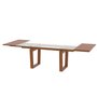 Table de cuisine extensible en noyer