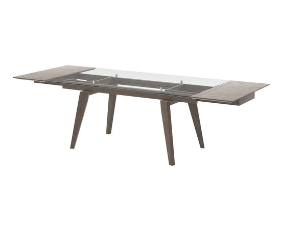 Table de cuisine en merisier extensible