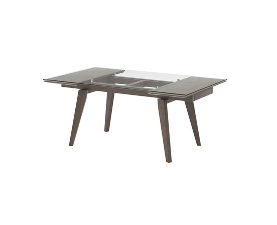 Table de cuisine en merisier extensible