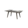 Table de cuisine en merisier extensible