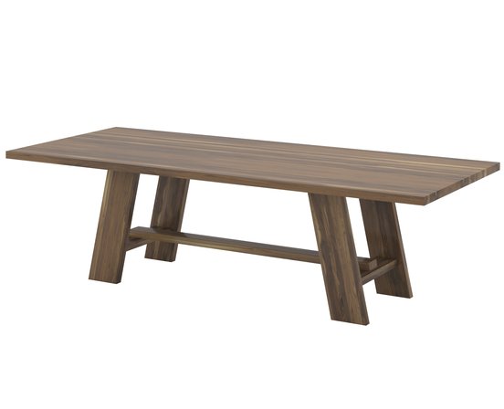 Table de cuisine en noyer
