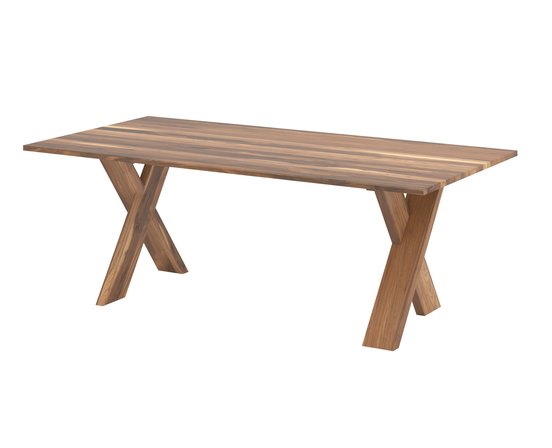 Table de cuisine en noyer