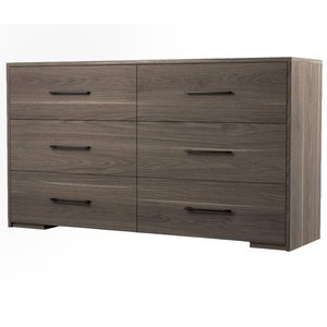 Bureau double 6 tiroirs de MEQ