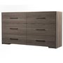 Bureau double 6 tiroirs de MEQ