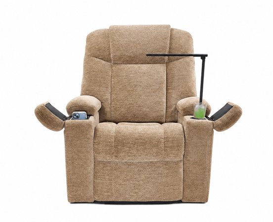 Fauteuil élévateur massant et chauffant