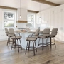 Tabouret de hauteur bar Dorsey de Amisco