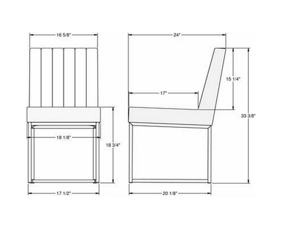 Chaise de salle à manger Darcy de Amisco