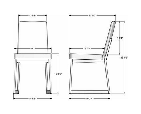 Chaise de salle à manger Zola de Amisco