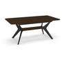 Table de salle à manger Boomerang avec base tréteau de Amisco