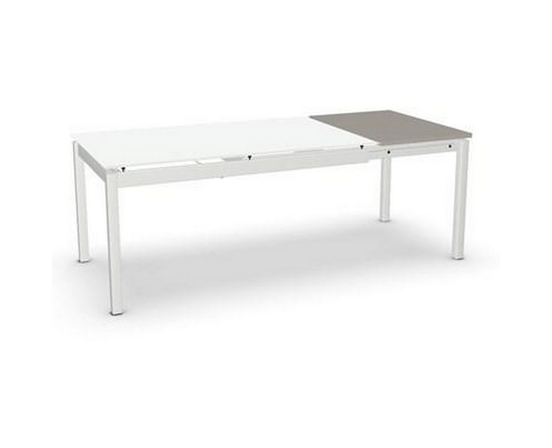 Table de salle à manger Zenith avec dessus en verre de Amisco