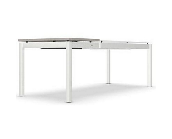 Table de salle à manger Zenith avec dessus en verre de Amisco