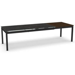 Table de salle à manger Zenith avec dessus en verre de Amisco