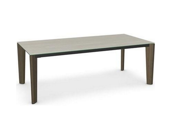 Table de salle à manger Fabiola avec dessus en porcelaine de Amisco