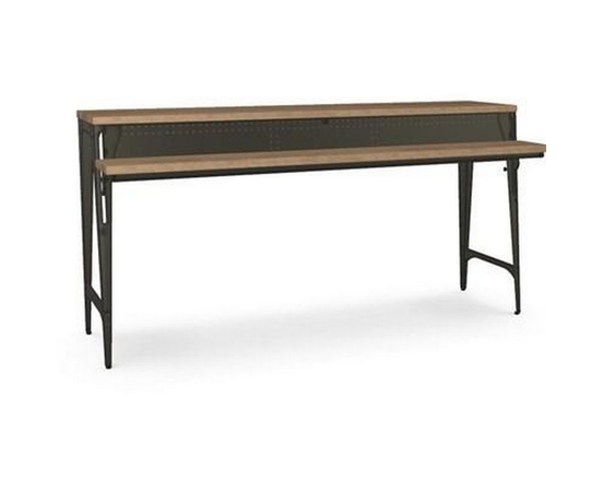 Table de salle à manger de hauteur comptoir Elwood avec pied central de Amisco