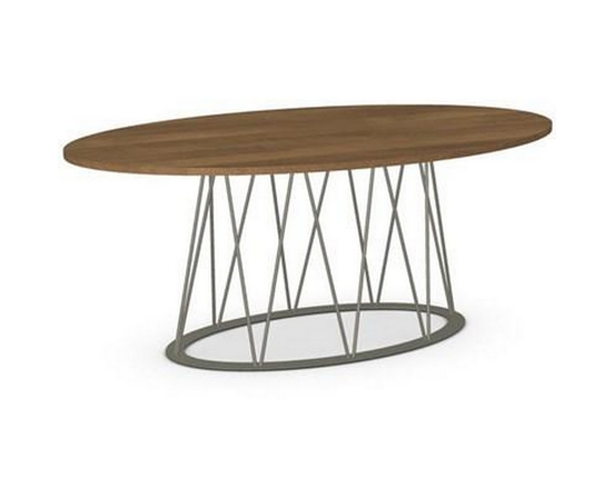 Table de salle à manger ovale Calypso de Amisco