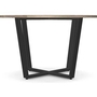 Table de salle à manger ronde Ellington avec pied central de Amisco