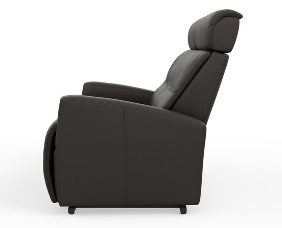 Causeuse inclinable motorisé en cuir