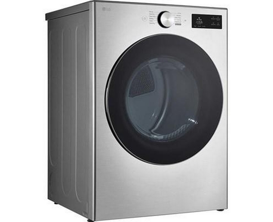 Sécheuse électrique intelligente à chargement frontal de 7,4 pi³ à très grande capacité avec TurboSteam® LG - DLEX5800V