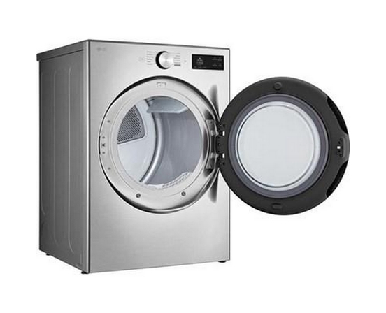 Sécheuse électrique intelligente à chargement frontal de 7,4 pi³ à très grande capacité avec TurboSteam® LG - DLEX5800V