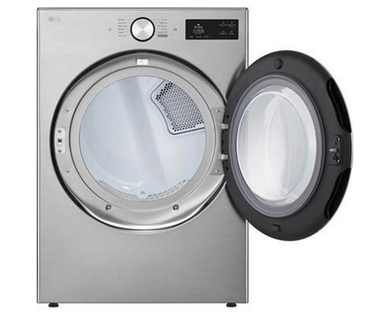 Sécheuse électrique intelligente à chargement frontal de 7,4 pi³ à très grande capacité avec TurboSteam® LG - DLEX5800V